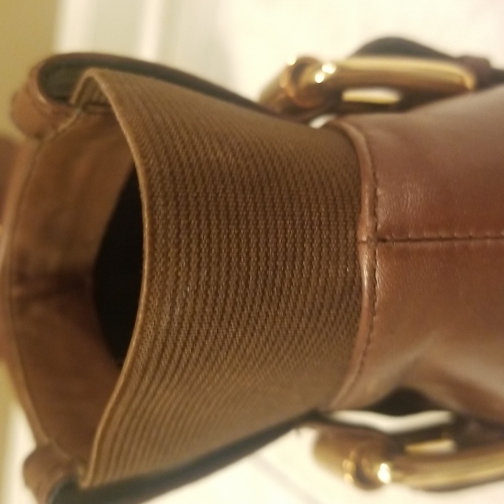 Donald J Pliner brown boots size 6.5M EUC...high heel sexy boots - Picture 15 of 16